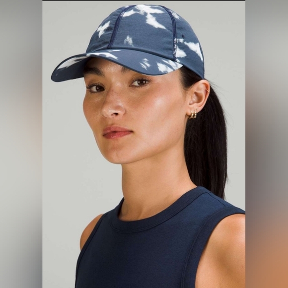 Lululemon Baller Hat Soft In Indigo Ice Print Blue Multi Size O/S - Picture 10 of 10